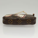 LOUIS VUITTON Monogram Patch Mini Pochette Accessoires Pouch M95804 Auth 117010AV-5