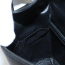 PRADA Shoulder Bag Leather Black White Auth 117019V-22