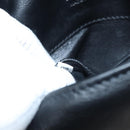 PRADA Shoulder Bag Leather Black White Auth 117019V-11