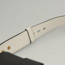 PRADA Shoulder Bag Leather Black White Auth 117019V-8