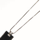 LOUIS VUITTON Damier Graphite Pandantif Soho Necklace M66023 LV Auth 117027-12