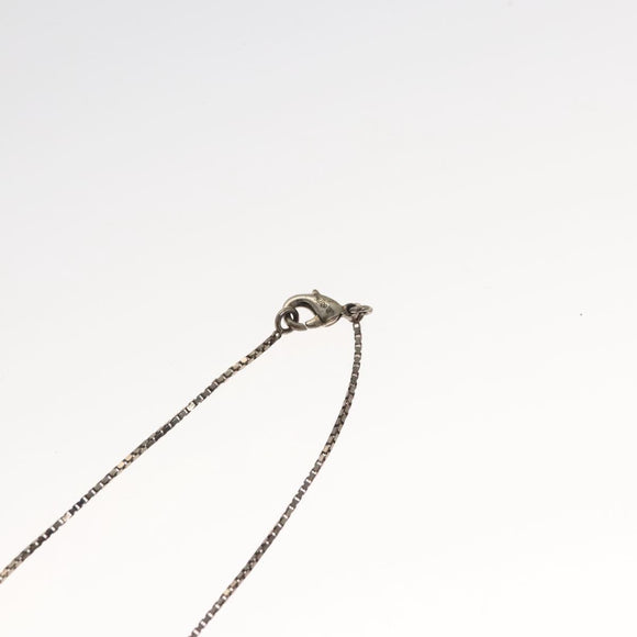 LOUIS VUITTON Damier Graphite Pandantif Soho Necklace M66023 LV Auth 117027