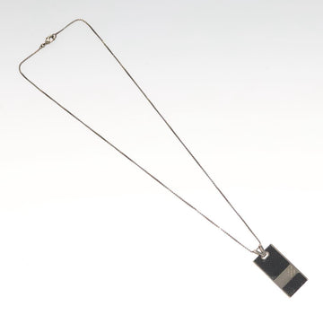 LOUIS VUITTON Damier Graphite Pandantif Soho Necklace M66023 LV Auth 117027 - 0