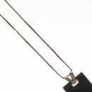 LOUIS VUITTON Damier Graphite Pandantif Soho Necklace M66023 LV Auth 117027-4
