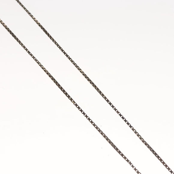 LOUIS VUITTON Damier Graphite Pandantif Soho Necklace M66023 LV Auth 117027