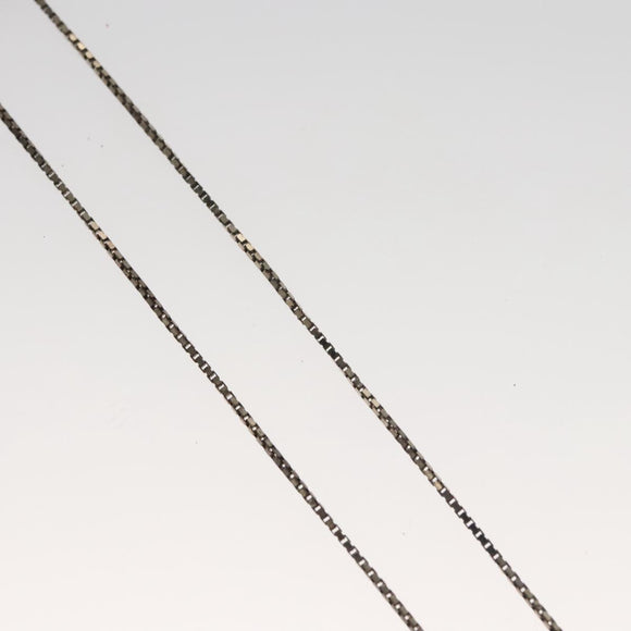 LOUIS VUITTON Damier Graphite Pandantif Soho Necklace M66023 LV Auth 117027