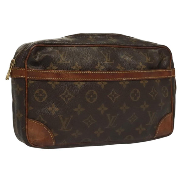 LOUIS VUITTON Monogram Compiegne 28 Clutch Bag M51845 LV Auth 117052