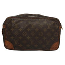 LOUIS VUITTON Monogram Compiegne 28 Clutch Bag M51845 LV Auth 117052-2