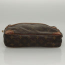 LOUIS VUITTON Monogram Compiegne 28 Clutch Bag M51845 LV Auth 117052-6