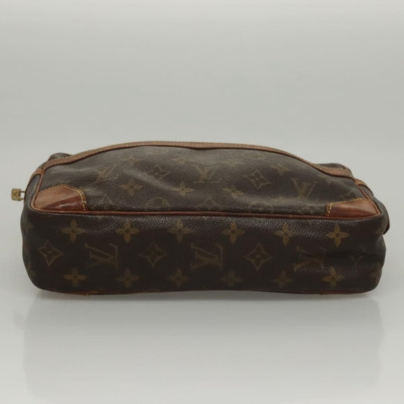 LOUIS VUITTON Monogram Compiegne 28 Clutch Bag M51845 LV Auth 117052
