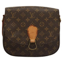 LOUIS VUITTON Monogram Saint Cloud GM Shoulder Bag M51242 LV Auth 117072-13