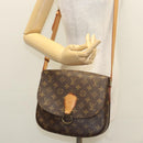 LOUIS VUITTON Monogram Saint Cloud GM Shoulder Bag M51242 LV Auth 117072-30