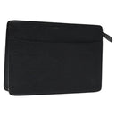 LOUIS VUITTON Epi Pochette Homme Clutch Bag Black Noir M52522 LV Auth 117084-1