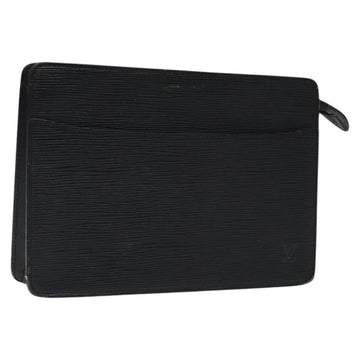 LOUIS VUITTON Epi Pochette Homme Clutch Bag Black Noir M52522 LV Auth 117084