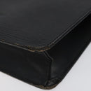 LOUIS VUITTON Epi Pochette Homme Clutch Bag Black Noir M52522 LV Auth 117084-15