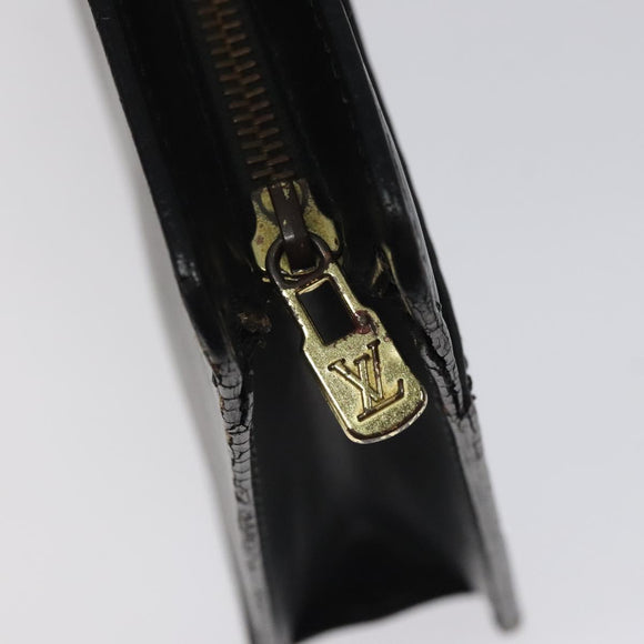 LOUIS VUITTON Epi Pochette Homme Clutch Bag Black Noir M52522 LV Auth 117084