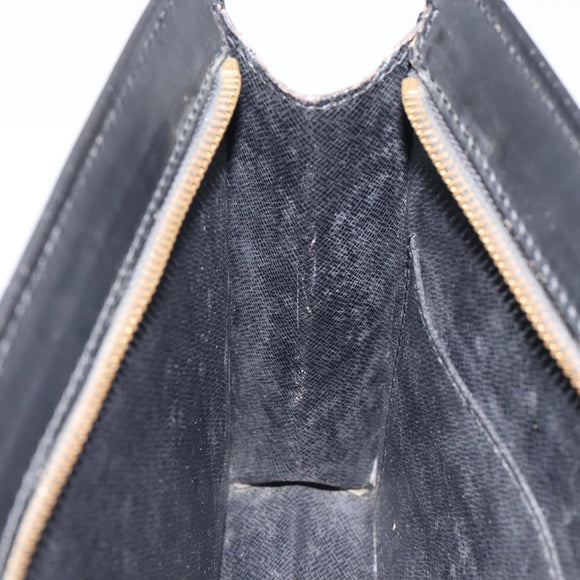 LOUIS VUITTON Epi Pochette Homme Clutch Bag Black Noir M52522 LV Auth 117084