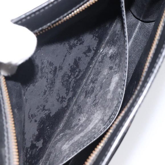 LOUIS VUITTON Epi Pochette Homme Clutch Bag Black Noir M52522 LV Auth 117084