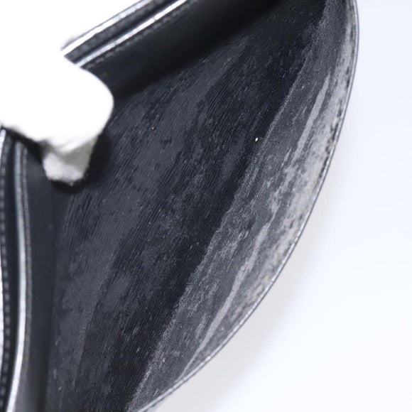 LOUIS VUITTON Epi Pochette Homme Clutch Bag Black Noir M52522 LV Auth 117084