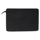 LOUIS VUITTON Epi Pochette Homme Clutch Bag Black Noir M52522 LV Auth 117084-2