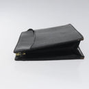 LOUIS VUITTON Epi Pochette Homme Clutch Bag Black Noir M52522 LV Auth 117084-4