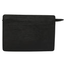 LOUIS VUITTON Epi Pochette Homme Clutch Bag Black Noir M52522 LV Auth 117085-13