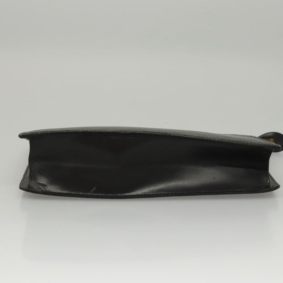 LOUIS VUITTON Epi Pochette Homme Clutch Bag Black Noir M52522 LV Auth 117085