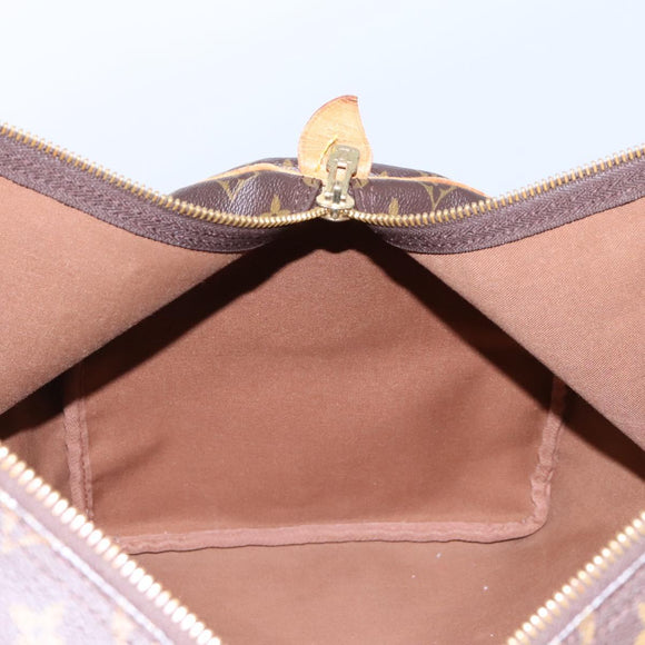 LOUIS VUITTON Monogram Keepall 55 Boston Bag M41424 LV Auth 117095