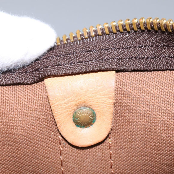 LOUIS VUITTON Monogram Keepall 55 Boston Bag M41424 LV Auth 117095