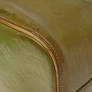 LOUIS VUITTON Monogram Vernis Houston Hand Bag Baby Blue M91005 LV Auth 117101-16