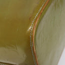 LOUIS VUITTON Monogram Vernis Houston Hand Bag Baby Blue M91005 LV Auth 117101-17