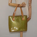 LOUIS VUITTON Monogram Vernis Houston Hand Bag Baby Blue M91005 LV Auth 117101-24