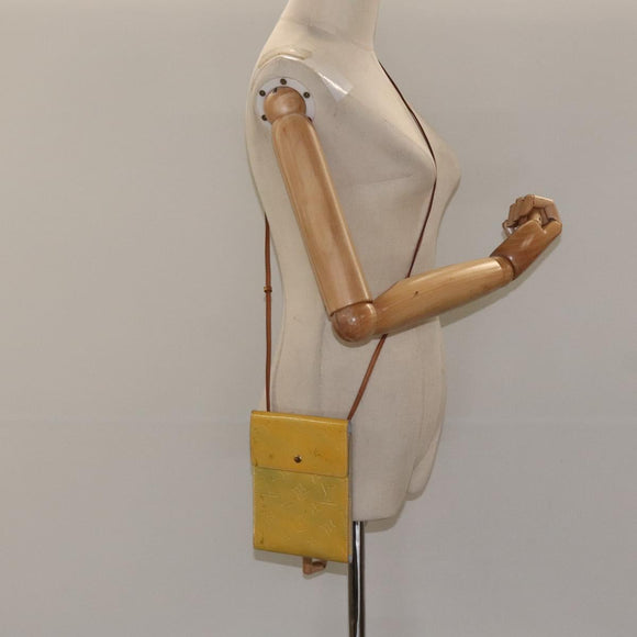 LOUIS VUITTON Monogram Vernis Kenmare Shoulder Bag Gris M91060 LV Auth 117105