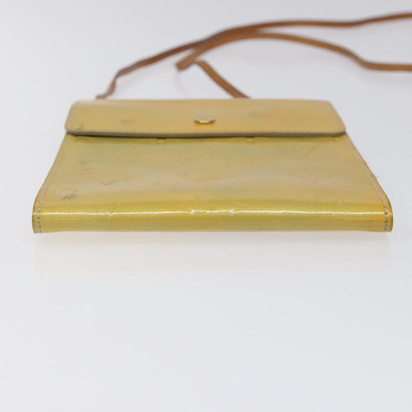 LOUIS VUITTON Monogram Vernis Kenmare Shoulder Bag Gris M91060 LV Auth 117105