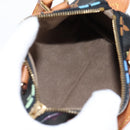 LOUIS VUITTON Monogram Multicolor Mini Speedy Bag Black M92644 LV Auth 117107AM-10