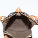 LOUIS VUITTON Monogram Multicolor Mini Speedy Bag Black M92644 LV Auth 117107AM-19