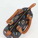 LOUIS VUITTON Monogram Multicolor Mini Speedy Bag Black M92644 LV Auth 117107AM-6