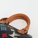 LOUIS VUITTON Monogram Multicolor Mini Speedy Bag Black M92644 LV Auth 117107AM-8