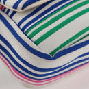 CHANEL Chain Shoulder Bag Canvas White Multicolor CC Auth 117109AM-16