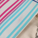 CHANEL Chain Shoulder Bag Canvas White Multicolor CC Auth 117109AM-23