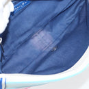 CHANEL Chain Shoulder Bag Canvas White Multicolor CC Auth 117109AM-10