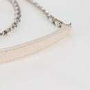 CHANEL Chain Shoulder Bag Canvas White Multicolor CC Auth 117109AM-8