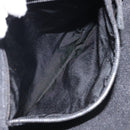 PRADA Shoulder Bag Leather Blue Silver Auth 117118-21