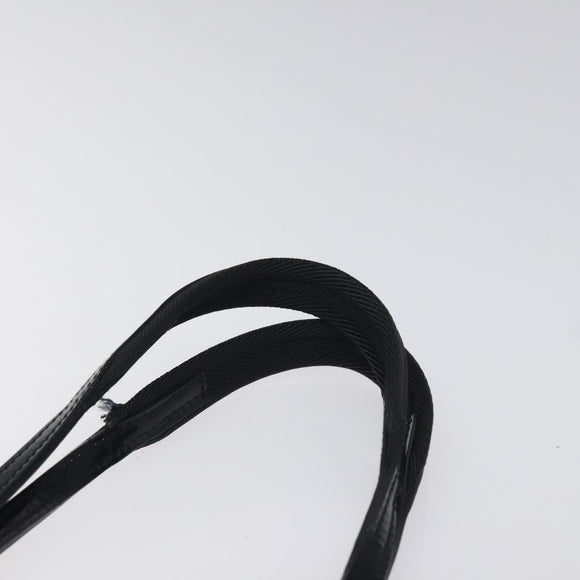 PRADA Shoulder Bag Leather Blue Silver Auth 117118