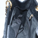 CHANEL Matelasse Chain Tote Bag Caviar Skin Black Gold CC Auth 117131AM-20