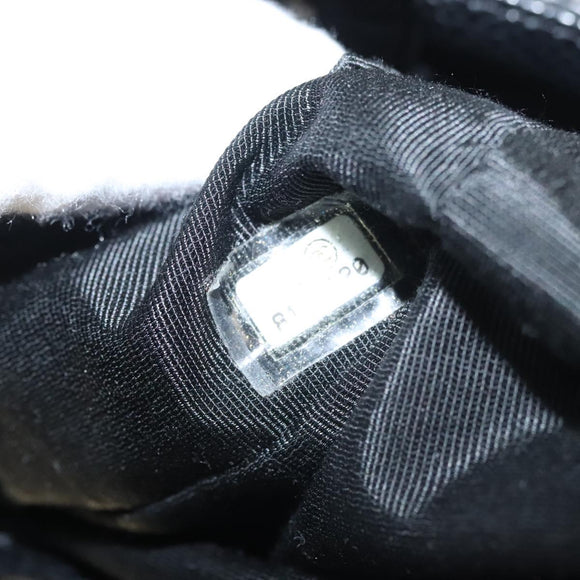 CHANEL Matelasse Chain Tote Bag Caviar Skin Black Gold CC Auth 117131AM