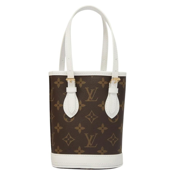 LOUIS VUITTON Monogram Nano Bucket Shoulder Bag M81489 LV Auth 117144SM