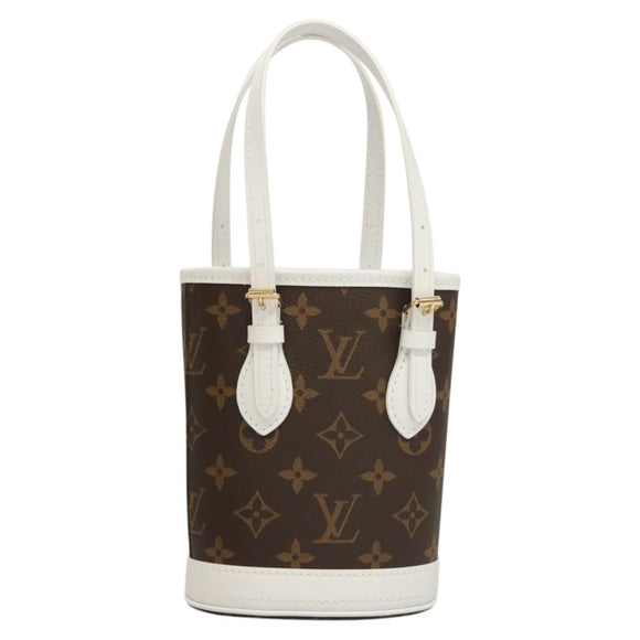 LOUIS VUITTON Monogram Nano Bucket Shoulder Bag M81489 LV Auth 117144SM