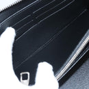 LOUIS VUITTON Damier Graphite Zippy Organizer Long Wallet N63077 Auth 117148SM-19