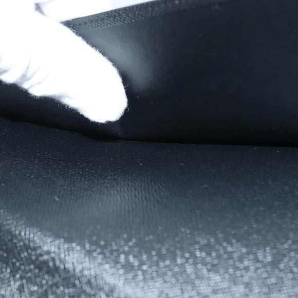 LOUIS VUITTON Damier Graphite Zippy Organizer Long Wallet N63077 Auth 117148SM